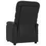 Sillón de masaje reclinable eléctrico de cuero sintético negro de vidaXL, Sillones de masaje eléctricos - Ref: Foro24-3073677...