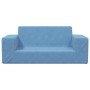 Blaues 2-Sitzer-Kindersofa aus weichem Plüsch von vidaXL, Baby- und Kleinkindmöbel - Ref: Foro24-341819, Preis: 40,99 €, Raba...