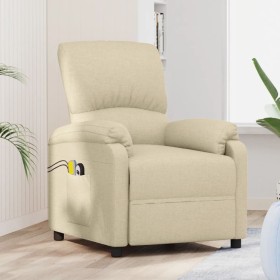 Cream fabric electric massage chair by vidaXL, Electric massage chairs - Ref: Foro24-3073861, Price: 287,99 €, Discount: %