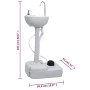 Juego de lavabo y depósito de agua portátil para camping de vidaXL, Camping y senderismo - Ref: Foro24-3154903, Precio: 222,4...