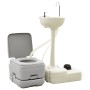 Toilettenset mit Waschbecken und tragbarem Wassertank für Camping von vidaXL, Camping und Wandern - Ref: Foro24-3154906, Prei...