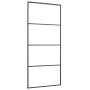 Sliding door with ESG aluminum glass hardware set 90x205 cm by vidaXL, Doors for the home - Ref: Foro24-3152148, Price: 249,8...