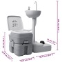 Toilet set with sink and portable water tank for camping by vidaXL, Camping and hiking - Ref: Foro24-3154905, Price: 350,11 €...