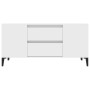 White plywood TV cabinet 102x44.5x50 cm by vidaXL, TV Furniture - Ref: Foro24-819604, Price: 76,85 €, Discount: %