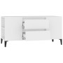 White plywood TV cabinet 102x44.5x50 cm by vidaXL, TV Furniture - Ref: Foro24-819604, Price: 76,85 €, Discount: %