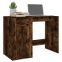 Escritorio madera contrachapada roble ahumado 100x49x75 cm de vidaXL, Escritorios - Ref: Foro24-816789, Precio: 77,63 €, Desc...