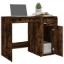 Escritorio madera contrachapada roble ahumado 100x49x75 cm de vidaXL, Escritorios - Ref: Foro24-816789, Precio: 77,63 €, Desc...