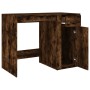 Escritorio madera contrachapada roble ahumado 100x49x75 cm de vidaXL, Escritorios - Ref: Foro24-816789, Precio: 77,63 €, Desc...