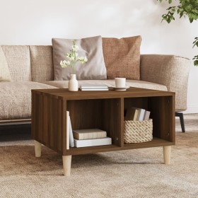 Oak brown plywood coffee table 60x50x36.5 cm by vidaXL, Coffee table - Ref: Foro24-821035, Price: 32,99 €, Discount: %