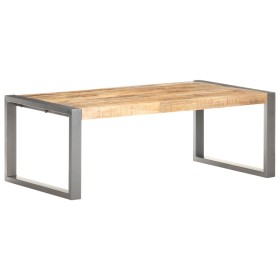 Mesa de centro madera de mango rugosa 110x60x40 cm de vidaXL, Mesas de centro - Ref: Foro24-321556, Precio: 136,99 €, Descuen...