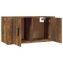 Smoked oak wall TV cabinet 80x34.5x40 cm by vidaXL, TV Furniture - Ref: Foro24-816629, Price: 53,19 €, Discount: %