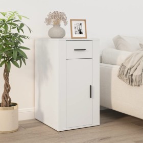 White plywood desk cabinet 40x49x75 cm by vidaXL, Closets and storage - Ref: Foro24-816792, Price: 70,58 €, Discount: %