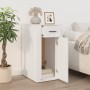 White plywood desk cabinet 40x49x75 cm by vidaXL, Closets and storage - Ref: Foro24-816792, Price: 70,58 €, Discount: %