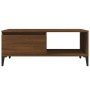 Oak brown plywood coffee table 90x50x36.5 cm by vidaXL, Coffee table - Ref: Foro24-821059, Price: 68,80 €, Discount: %