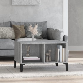 Sonoma gray plywood coffee table 60x50x36.5 cm by vidaXL, Coffee table - Ref: Foro24-821042, Price: 33,72 €, Discount: %