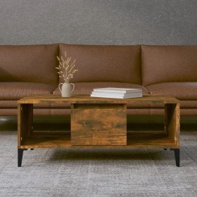 Smoked oak plywood coffee table 90x50x36.5 cm by vidaXL, Coffee table - Ref: Foro24-821073, Price: 47,26 €, Discount: %