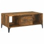 Smoked oak plywood coffee table 90x50x36.5 cm by vidaXL, Coffee table - Ref: Foro24-821073, Price: 46,99 €, Discount: %