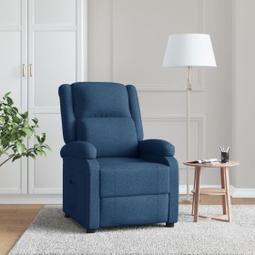 Blue Fabric Recliner by vidaXL, Armchairs - Ref: Foro24-342745, Price: 241,44 €, Discount: %