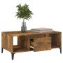 Smoked oak plywood coffee table 90x50x36.5 cm by vidaXL, Coffee table - Ref: Foro24-821073, Price: 46,99 €, Discount: %