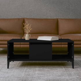 Black plywood coffee table 90x50x36.5 cm by vidaXL, Coffee table - Ref: Foro24-821069, Price: 49,99 €, Discount: %