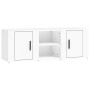 TV stand made of white plywood 100x31.5x35 cm by vidaXL, TV Furniture - Ref: Foro24-819428, Price: 59,59 €, Discount: %