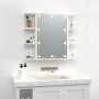 Furniture with mirror and bright white LED lights 70x16.5x60 cm by vidaXL, bathroom vanities - Ref: Foro24-808879, Price: 85,...