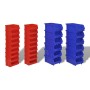 Wall garage storage boxes 30 pcs blue and red by vidaXL, Tool cabinets - Ref: Foro24-140761, Price: 39,78 €, Discount: %