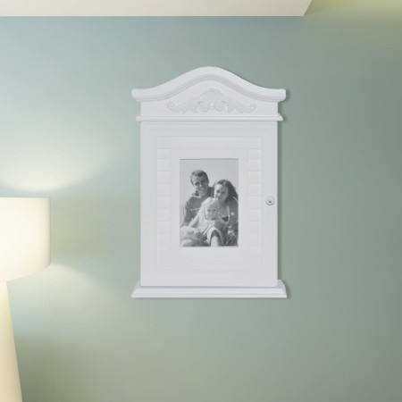 Key cabinet with white photo frame by vidaXL, Lockers and storage cabinets - Ref: Foro24-241149, Price: 33,09 €, Discount: %