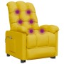 Sillón de masaje de tela amarillo de vidaXL, Sillones de masaje eléctricos - Ref: Foro24-342744, Precio: 200,32 €, Descuento: %