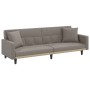 Sofá cama con cojines tela gris taupe de vidaXL, Sofás - Ref: Foro24-351880, Precio: 249,99 €, Descuento: %