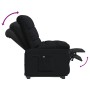 Sillón reclinable eléctrico de tela negro de vidaXL, Sillones - Ref: Foro24-3073750, Precio: 235,68 €, Descuento: %