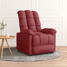 Sillón reclinable eléctrico tela rojo tinto de vidaXL, Sillones - Ref: Foro24-3073751, Precio: 267,99 €, Descuento: %