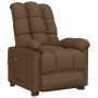 Sillón reclinable eléctrico de tela marrón de vidaXL, Sillones - Ref: Foro24-3073752, Precio: 198,33 €, Descuento: %