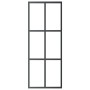 Sliding door with ESG glass and aluminum hardware 76x205 cm by vidaXL, Doors - Ref: Foro24-3081945, Price: 256,67 €, Discount: %