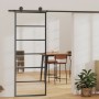 Schiebetür mit ESG-Glas und Aluminiumbeschlägen 76x205 cm von vidaXL, Türen - Ref: Foro24-3081951, Preis: 186,23 €, Rabatt: %