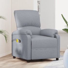 Electric massage chair light gray fabric by vidaXL, Electric massage chairs - Ref: Foro24-3073852, Price: 248,99 €, Discount: %