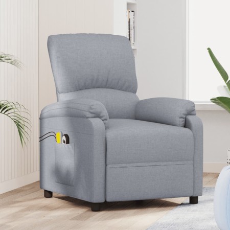 Sillón de masaje eléctrico tela gris claro de vidaXL, Sillones de masaje eléctricos - Ref: Foro24-3073852, Precio: 248,99 €, ...