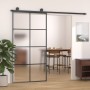 Puerta corredera set herrajes vidrio ESG aluminio 102,5x205 cm de vidaXL, Puertas para el hogar - Ref: Foro24-3152144, Precio...