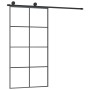 Puerta corredera set herrajes vidrio ESG aluminio 102,5x205 cm de vidaXL, Puertas para el hogar - Ref: Foro24-3152144, Precio...