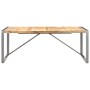 Mesa de comedor madera maciza de mango rugosa 200x100x75 cm de vidaXL, Mesas de cocina y de comedor - Ref: Foro24-321565, Pre...