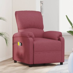 Sillón de masaje eléctrico tela rojo tinto de vidaXL, Sillones de masaje eléctricos - Ref: Foro24-3073855, Precio: 258,11 €, ...