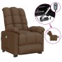 Brown fabric electric massage chair by vidaXL, Electric massage chairs - Ref: Foro24-3073762, Price: 226,58 €, Discount: %