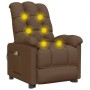 Brown fabric electric massage chair by vidaXL, Electric massage chairs - Ref: Foro24-3073762, Price: 226,58 €, Discount: %