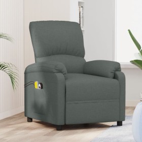 Sillón de masaje eléctrico tela gris oscuro de vidaXL, Sillones de masaje eléctricos - Ref: Foro24-3073853, Precio: 211,86 €,...