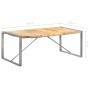 Mesa de comedor madera maciza de mango rugosa 200x100x75 cm de vidaXL, Mesas de cocina y de comedor - Ref: Foro24-321565, Pre...