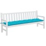 Kissen für Gartenbank, türkisfarbener Stoff, 200 x 50 x 7 cm von vidaXL, Kissen für Stühle und Sofas - Ref: Foro24-361658, Pr...