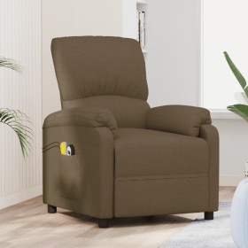 Brown fabric electric massage chair by vidaXL, Electric massage chairs - Ref: Foro24-3073856, Price: 209,99 €, Discount: %