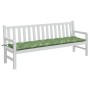 Gartenbankkissen, Stoff mit Blattdruck, 200 x 50 x 7 cm von vidaXL, Kissen für Stühle und Sofas - Ref: Foro24-361656, Preis: ...