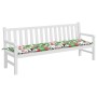 Kissen für Gartenbank, mehrfarbiger Stoff, 200 x 50 x 7 cm von vidaXL, Kissen für Stühle und Sofas - Ref: Foro24-361654, Prei...