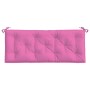 Garden bench cushion pink fabric 120x50x7 cm by vidaXL, Cushions for chairs and sofas - Ref: Foro24-361600, Price: 28,85 €, D...